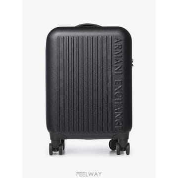 Armani 26 FW Armani Exchange logo embossed ridged suitcase XM00089926 FW Armani Exchange logo embossed ridged suitcase XM