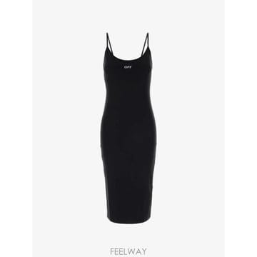 Off White 26 FW ����ȭ��Ʈ �ΰ� ����Ʈ ���İ�Ƽ ��Ʈ�� �̵� �巹�� 2FU00632TW003 TP45764349626 FW ����ȭ��Ʈ �ΰ� ����Ʈ ���İ�Ƽ ��Ʈ�� �̵� �巹