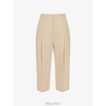 26 FW Elisabetta Franchi 크레이프 패브릭 경량 팬츠 PA18166E2 TP45943456