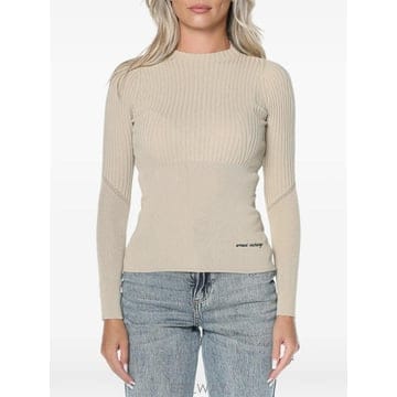 26 FW Armani Exchange ribbed knit logo print sweater XW00262