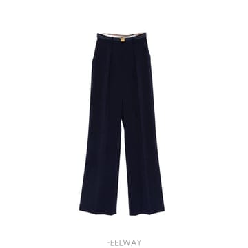 26 FW Elisabetta Franchi 벨트 와이드 팬츠 PA20766E2 TP457639665