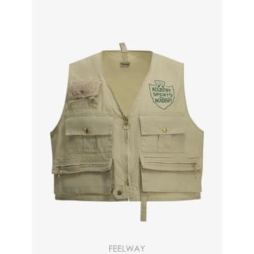 26 FW 캐피탈 피싱 멀티 포켓 로고 프린트 베스트 K2603SJ019BEIGE TP457639208