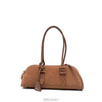 26 FW PINKO 라지 이스케이프 스웨이드 숄더 백 106169A2JH TP456931899