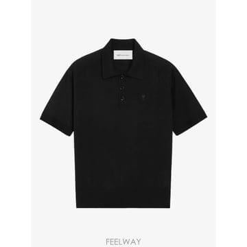 26 FW 아미 아미 드 꾀흐 버튼 폴로 셔츠 H26HPL438KN0039 TP455691634