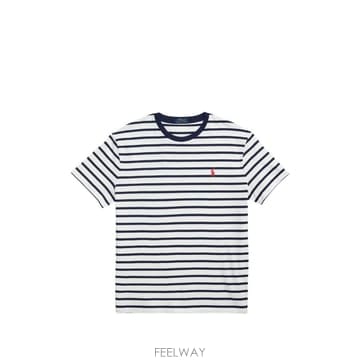 26 FW 폴로 랄프로렌 Classic Fit striped jersey T shirt 71093466201