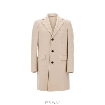 26 FW 보스 이탈리안 캐시미어 싱글 브레스티드 코트 50570709 TP459712384