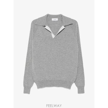 26 FW 라르디니 배색 트리밍 긴소매 스웨터 ACLPML72AC67015 TP459430738