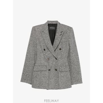 26 FW 아르마니 더블 브레스티드 트위드 재킷 EW005384TE25740 TP459390173