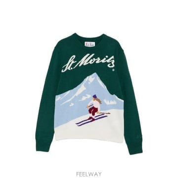 | Other Brand | 26 FW MC2 Saint Barth St  Moritz intarsia knit sweater QUE0026 FW MC2 Saint Barth St  Moritz intarsia knit sweater