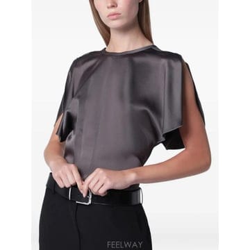 26 FW 빅토리아베컴 벨라 드레이프 디테일 블라우스 1126WTP006579A TP458993816