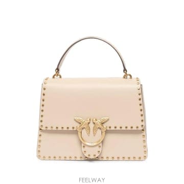 26 FW PINKO 러브 버드 스터드 장식 토트 백 107064A0F1 TP458230367