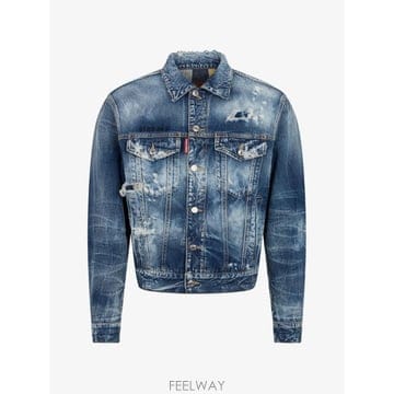 26 FW 디스퀘어드2 브랜도 클래식 L A  진 재킷 S74AM1728D30045 TP458548504