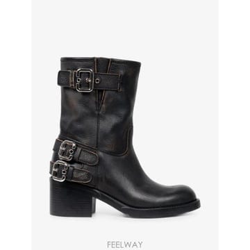 26 FW 끌로에 다코타 버클 디테일 바이커 부츠 CH25A12FSY TP459737848