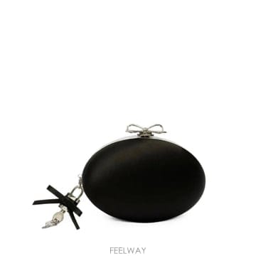 26 FW 셀프포트레이트 보우 클래스프 클러치 322BBLACK TP458547795