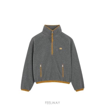 26 FW 아미 아미 패치 플리스 바뢰즈 스웨트셔츠 H26UJK943PL0115 TP459710711