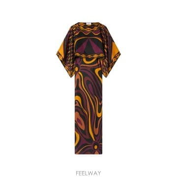 Emilio Pucci 26 FW PUCCI ������ ����Ʈ ������ ��ũ �巹�� 6URI306U761 TP45971014026 FW PUCCI ������ ����Ʈ ������ ��ũ �巹�� 6URI306U7