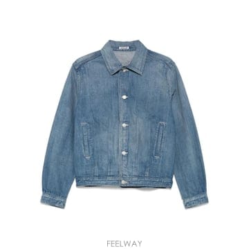 26 FW 오라리 버튼 업 데님 재킷 A25SB01DE TP455297162