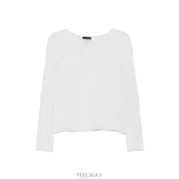 26 FW 아르마니 기하학 니트 골지 스웨터 EW005022AF27241 TP457750757