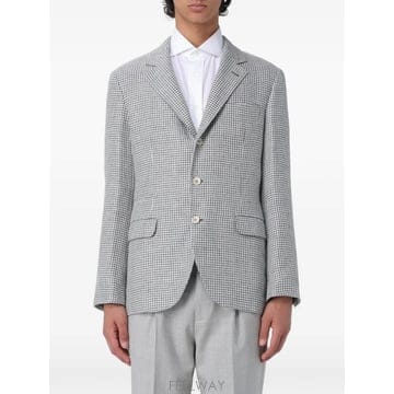 26 FW 브루넬로 쿠치넬리 하운즈투스 패턴 테일러드 핏 블레이저 MS4607BTDC2041 TP458544