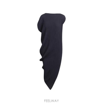 26 FW Issey Miyake 리프 플리츠 비대칭 드레스 IM68FH140 TP459736999