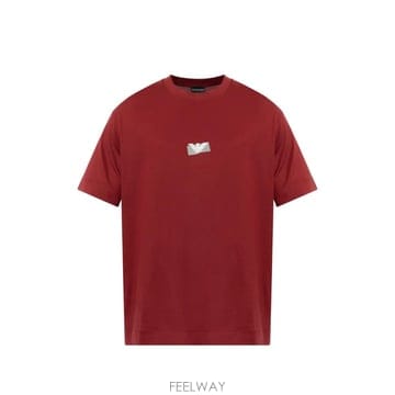 26 FW 아르마니 로고 프린트 티셔츠 EM007040AF10017 TP456797921