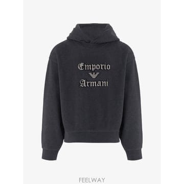 26 FW 아르마니 로고 자수 후드티 EM006840AF13713 TP458305826