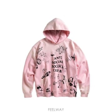26 FW 안티소셜소셜클럽 일러스트 프린트 후드티 ILLUSTRATEDHOODIE TP458305757