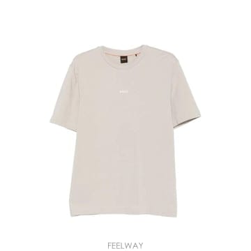 26 FW 보스 로고 프린트 티셔츠 50473278 TP454322076