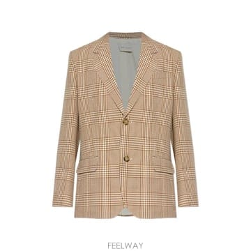 26 FW 아미 checked single breasted wool blazer HBV767WV0196 TP