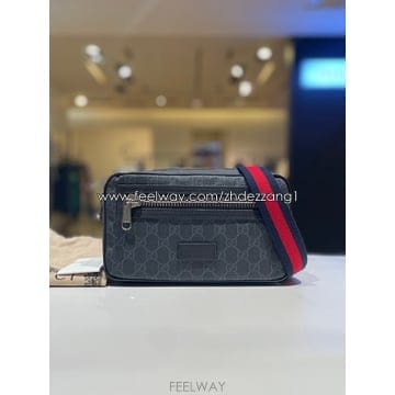 구찌 GG 수프림 타이거 힙색 벨트백 474293