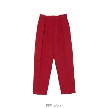 26 FW N21 check pleated trousers 26IN2S0B0325268 TP459708582