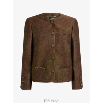 26 FW 에트로 페이즐리 모티프 울 혼방 자카드 재킷 WRCA013099TJB1B TP456114763
