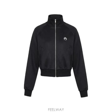 26 FW 마린세르 문 로고 지퍼 오가닉 코튼 스웨트셔츠 UJA081ACJER0013BK99 TP455630