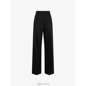 26 FW Elisabetta Franchi 핀스트라이프 와이드 팬츠 PA176 TP459708363