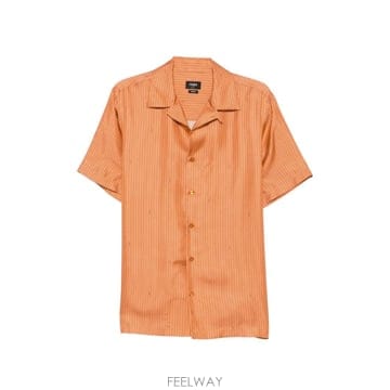 26 FW 펜디 스트라이프 프린트 반소매 셔츠 FS1324B15U TP459682666