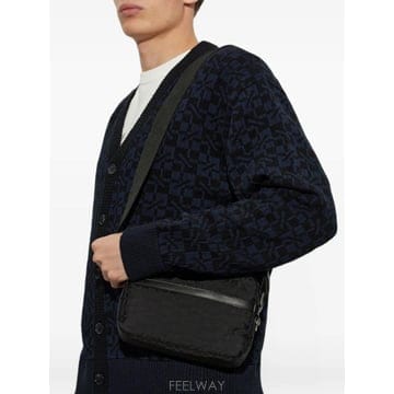 26 FW 겐조 monogram jacquard messenger bag FG65SA518F22 TP4596