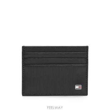 26 FW 타미힐피거 플래그 장식 골지 카드홀더 AM0AM13959 TP458301043