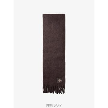 26 FW 캘빈클라인 로고 패치 프린지 스카프 LV04F8105GBAL TP458534384