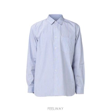 26 FW 꼼데가르송 세로 스트라이프 코튼 셔츠 FZB115PER TP458982981