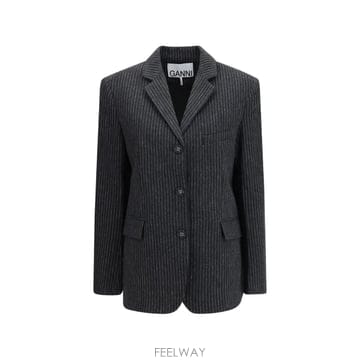 26 FW 가니 핀스트라이프 블레이저 A1020116 TP459733611