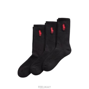 26 FW 폴로 랄프로렌 포니 크루 양말 3팩 세트 449865823001 TP457065931