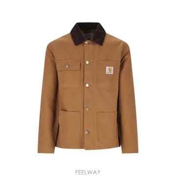 26 FW 칼하트 미시간 코트 코듀로이 칼라 로고 패치 재킷 I031519 TP455624601