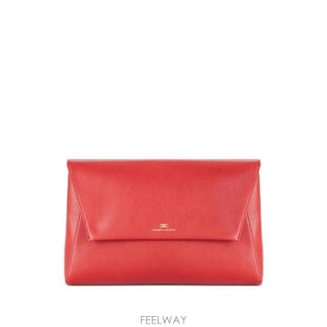 26 FW Elisabetta Franchi 레더 클러치 BS39N67E2 TP458295306