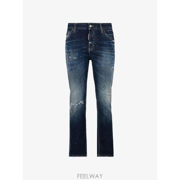 26 FW 디스퀘어드2 다크 더티 테디 디스트레스드 이펙트 데님 진 S72LB0947S30664 TP4597