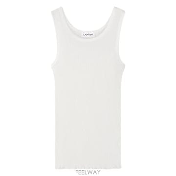 26 FW 랑방 플리츠 저지 탱크 탑 RMTS0132J049P26 TP459732671