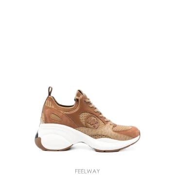 26 FW 마이클코어스 logo patch chunky sole sneakers 43F6ZUFS1D TP45