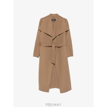 26 FW 맥케이지 마이 벨트 울 코트 MAI TP459420518