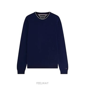 26 FW 타미힐피거 로고 자수 크루 넥 스웨터 MW0MW43506 TP459702246