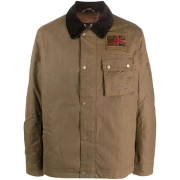 26 FW 바버 B Intl 워커 코듀로이 칼라 패치 디테일 재킷 MWX1853SN32SN32 TP45973