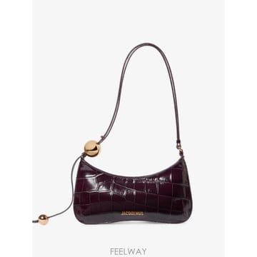 26 FW 쟈크뮈스 르 비쥬 페를 크로커다일 이펙트 숄더 백 BAW00057AC07A20 TP45828660